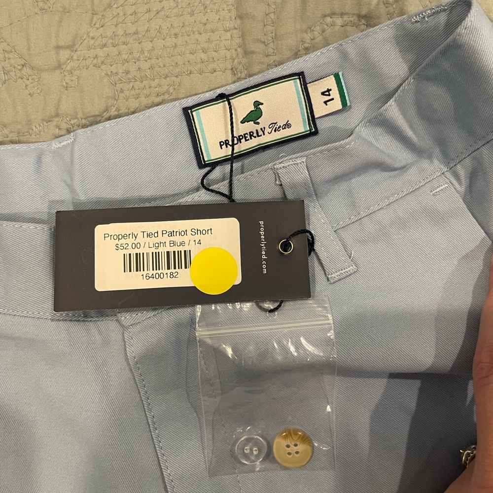 Properly Tied Light Blue shorts